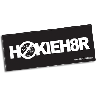 Hokie Hater Bumper Sticker