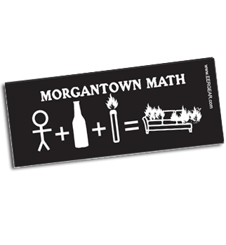 Morgantown Math Bumper Sticker