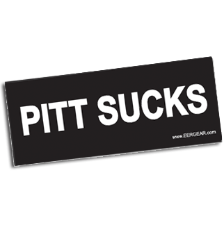Pitt Sucks Bumper Sticker