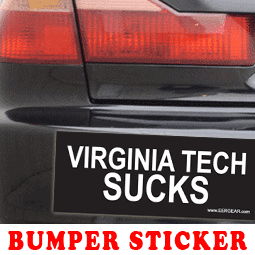 VT Sucks Bumper Sticker